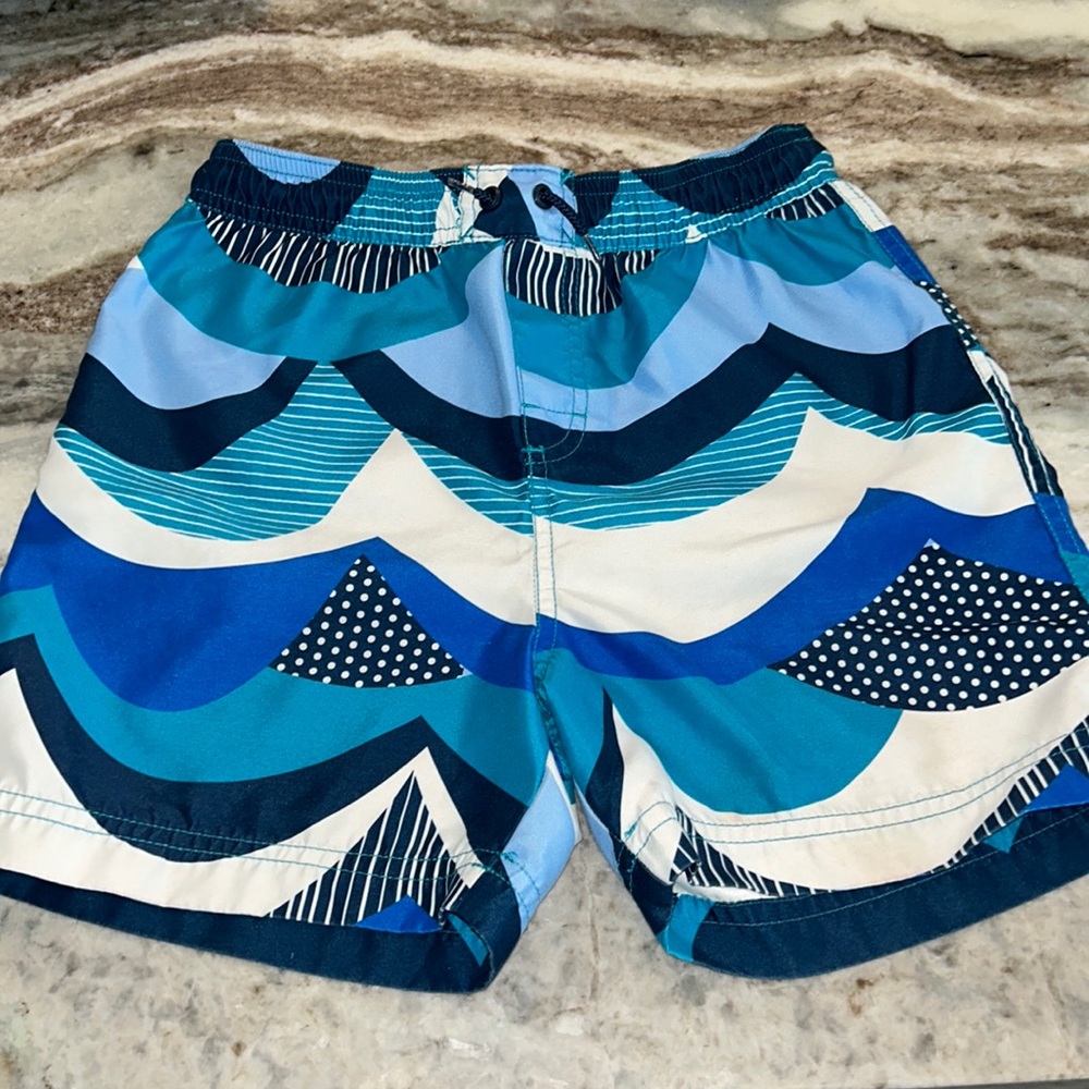 GUC Tea Collection shortie swim trunks, size 10.